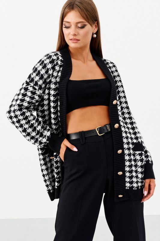 458771 Panda Cardigan